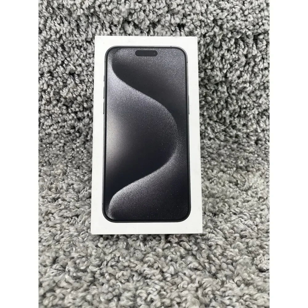 Apple iPhone 15 Pro Black Titanium 256GB EMPTY BOX ONLY